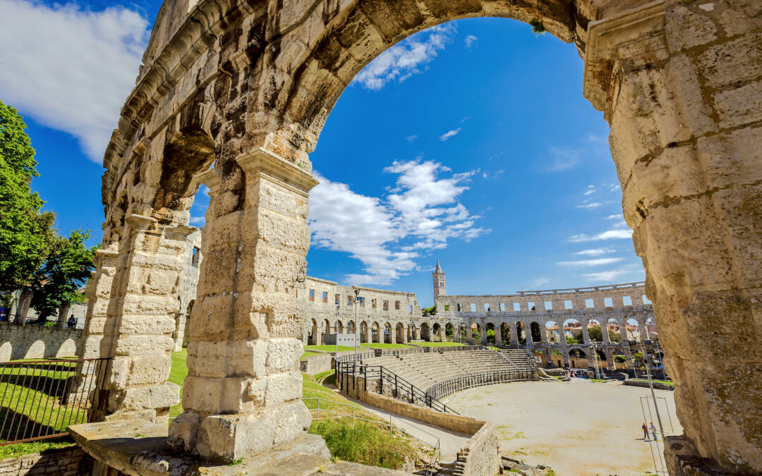 Roman Amphitheater in Pula, Croatia